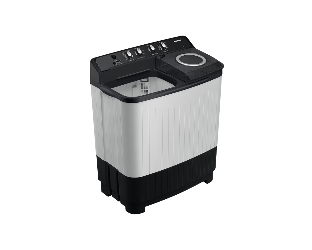 Samsung 10.5 kg Semi Automatic Washing Machine with Hexa Storm Pulsator, Gray (WT10C4260GG)