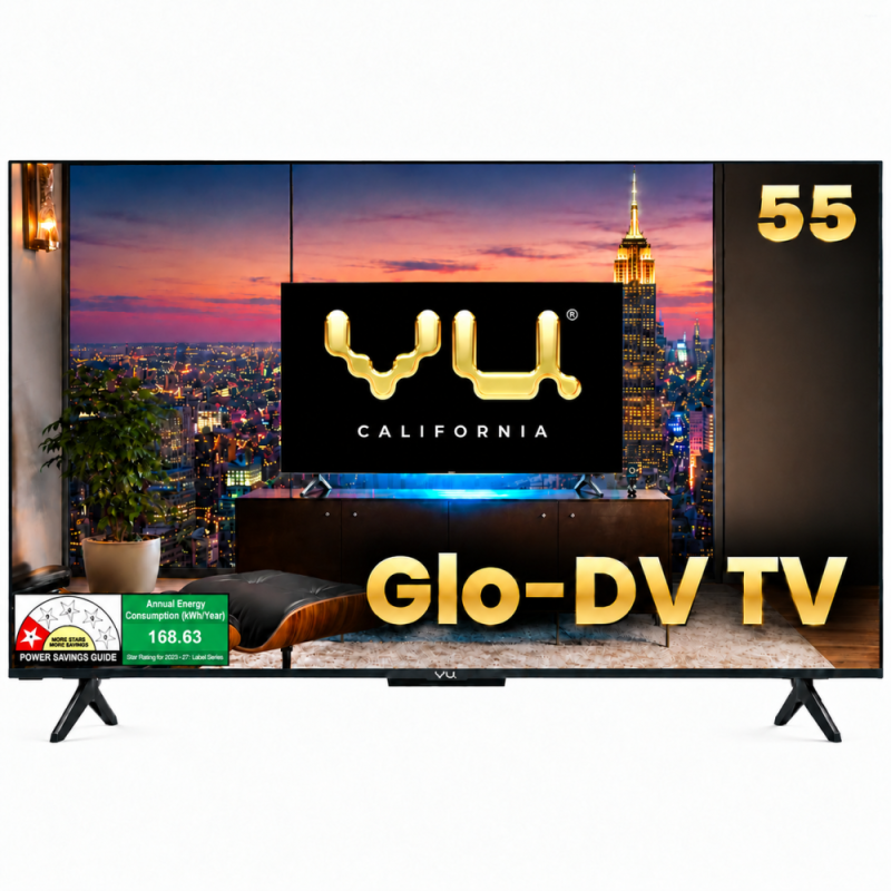 Vu Glo-DV Premium QLED TV 55-inch