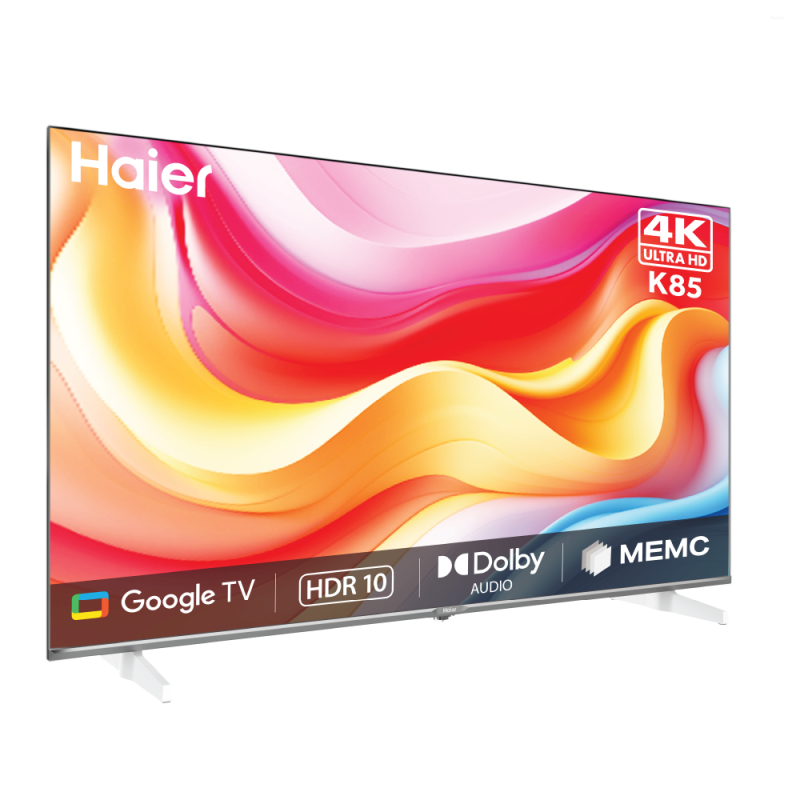 Haier 50 Inch 4K Ultra HD Google TV with HDR10, Dolby Audio, MEMC & Google Assistant H50K85FUX