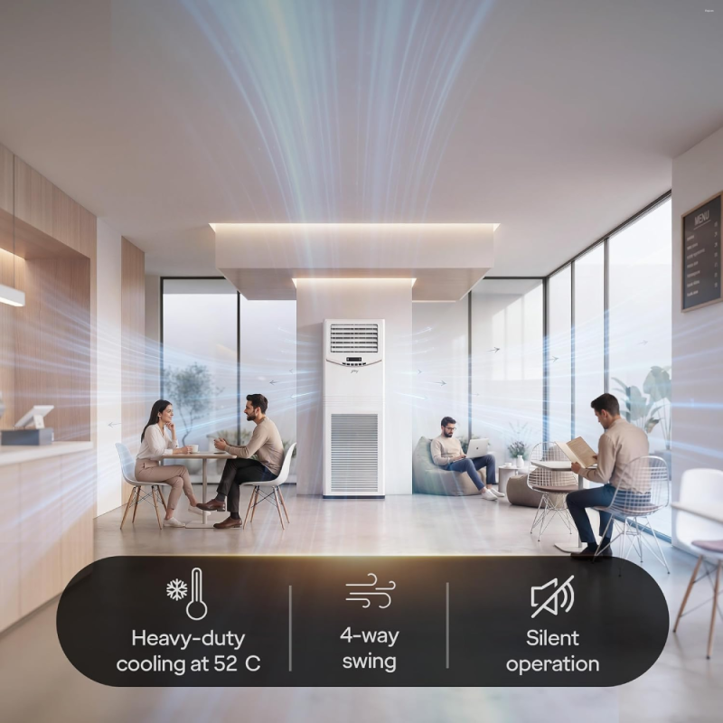 Godrej 2 Ton 2 Star Inverter Tower Air Conditioner –TR TIC 24M2TG GA 4