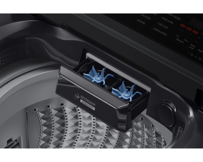 Samsung 10.0 kg Top Load Washing Machine with AI Wash & EcoBubble, Deep Charcoal (WA80F10E2C)