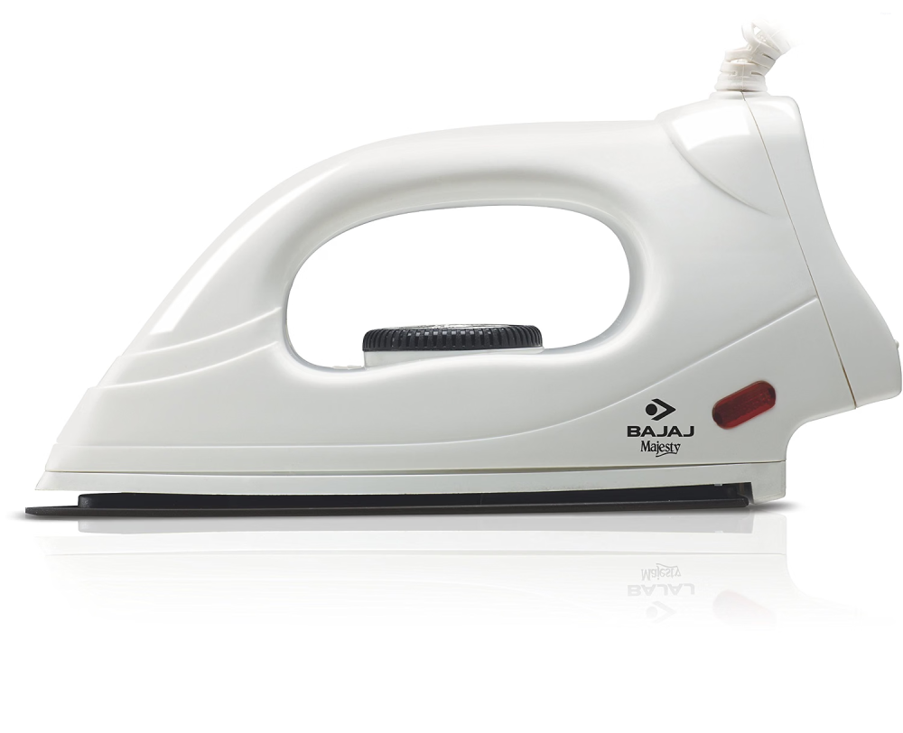 Bajaj Majesty DX4 1000W Dry Iron with Non-Stick Soleplate