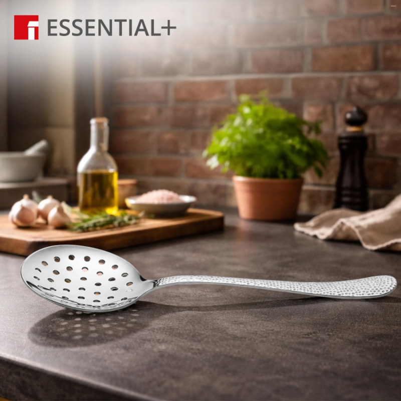Bergner Argent Large Serving Skimmer S/s Hollow Handle Large Stainless Steel, Food Grade BGIN-6708