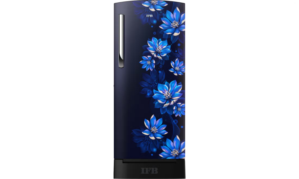 IFB 187 Litres 3 Star Direct Cool Refrigerator with XL Bottle Bin (IFBDC-2133FBLD, Lush Blush Blue with Black Pedestal)