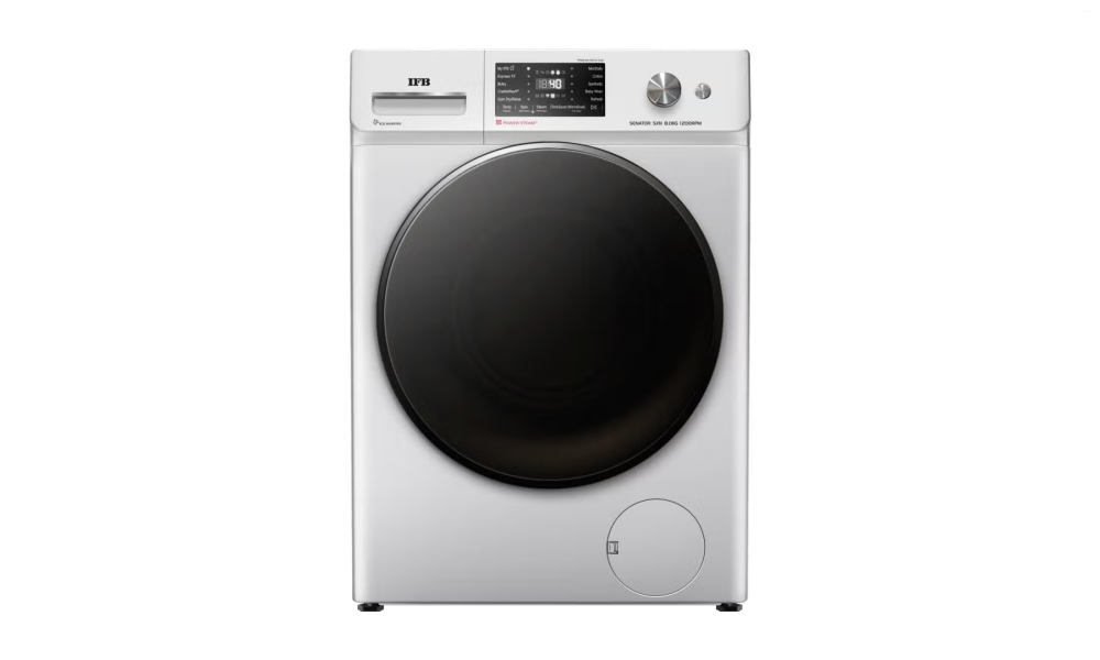 IFB Senator SXN 8012K CMS 8 Kg Silver Front Load Washing Machine with AI Technology, Wi‑Fi, Voice Control & Power Steam