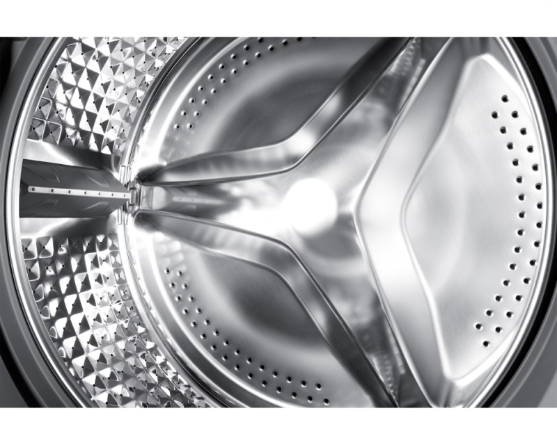 Samsung 7.0 kg Front Load Washing Machine with Diamond Drum, Refined Inox (WW70FG4S02AX)