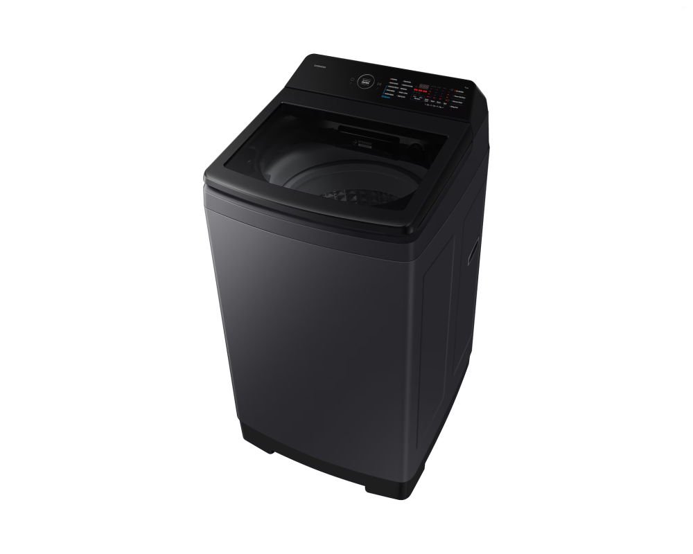 Samsung 8.0 kg Top Load Washing Machine with EcoBubble & Heater, Deep Charcoal (WA40F08H2C)