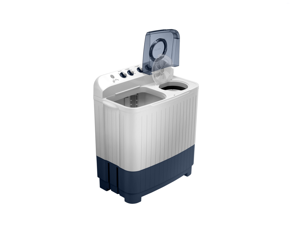 Samsung 7.5 kg Semi Automatic Washing Machine with Double Storm Pulsator, Light Gray (WT75M3200LL)