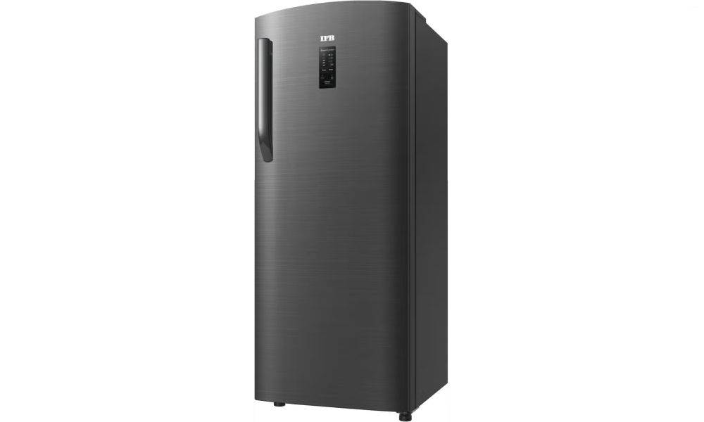 IFB 206 Litres 4 Star Direct Cool Refrigerator with Steel Finish and Inverter Compressor (IFBDC-2324IKSU, Metal Black Steel Finish)
