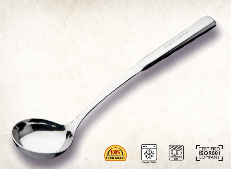 Bergner Argent Large Laddle S/s Hollow Handle Large Stainless Steel, Food Grade BGIN-6709