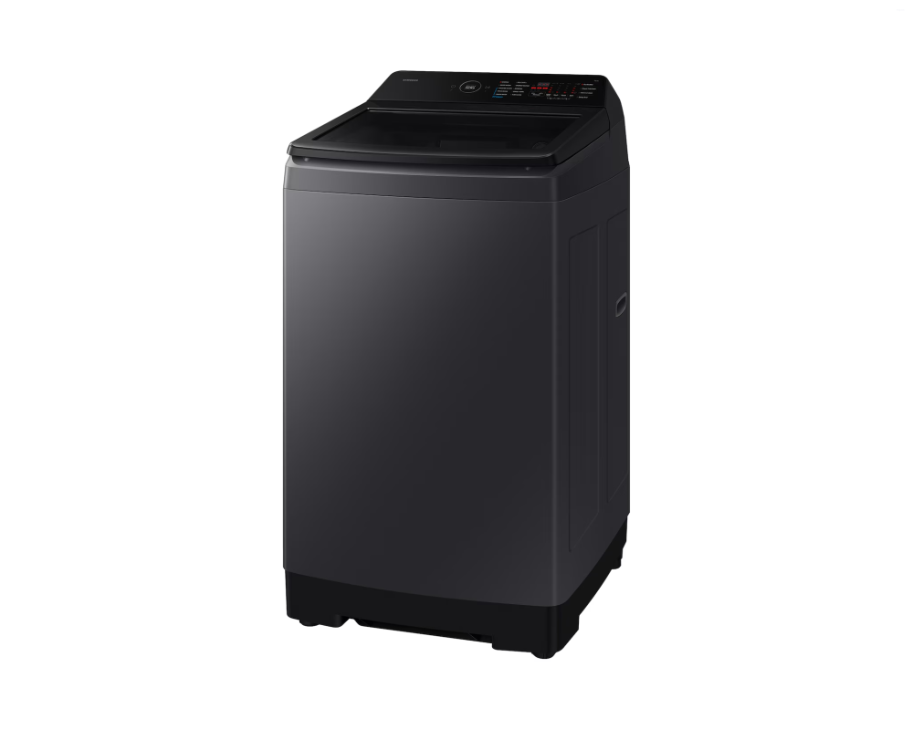 Samsung 8.0 kg Top Load Washing Machine with EcoBubble & Heater, Deep Charcoal (WA40F08H2C)