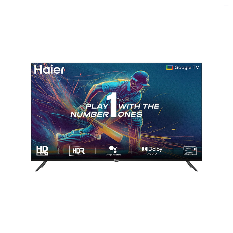 Haier 32 Inch HD Ready Google TV with HDR10, Dolby Audio, MEMC & Google Assistant H32K85FX