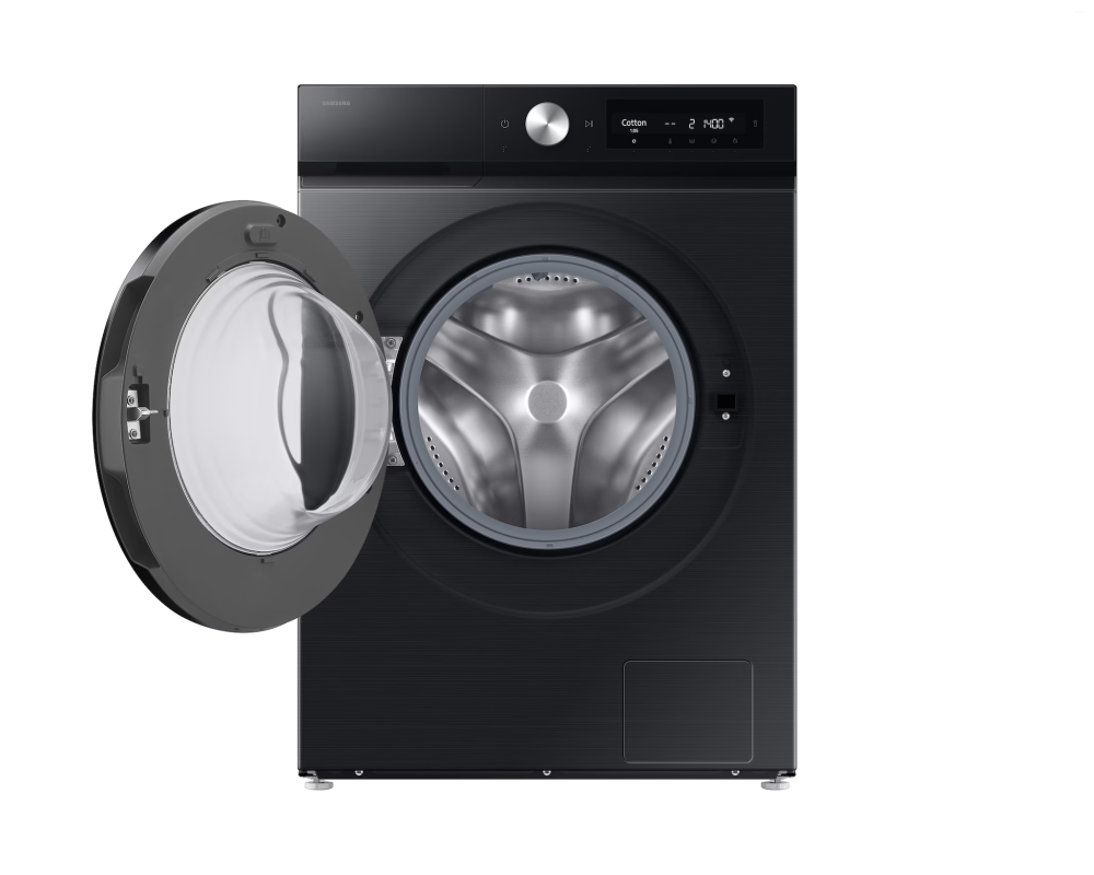 Samsung 12 kg/7 kg Front Load Washer Dryer Combo with Q-Drive, Black (WD12FB7B34GB)