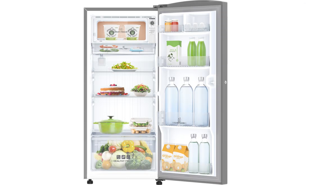 IFB 187 Litres 3 Star Direct Cool Refrigerator with Extra Height (IFBDC-2133FBS, Brush Grey Steel Finish)