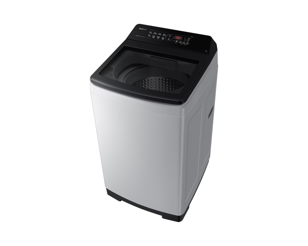 Samsung 7.0 kg Top Load Washing Machine with Ecobubble, Lavender Gray (WA70BG4441BY)