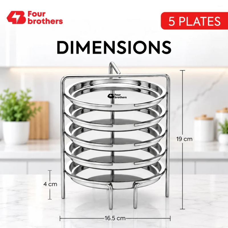 Four Brothers Dhokla Stand 5 Plates 4BDS-5