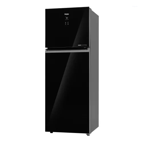 Haier 358 L 2 Star Frost Free Double Door Refrigerator with 10-in-1 Convertible, Inverter Compressor, Magic Cooling & Digital Display HRF-4082PLKGA-P