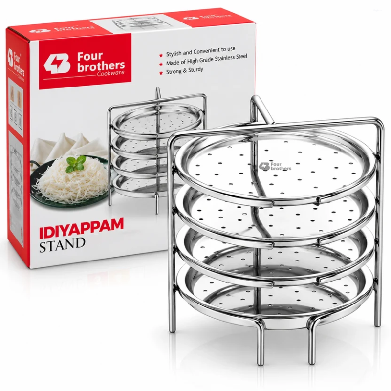 Four Brothers Idiyappam Stand 4 Plates 4BIS-4