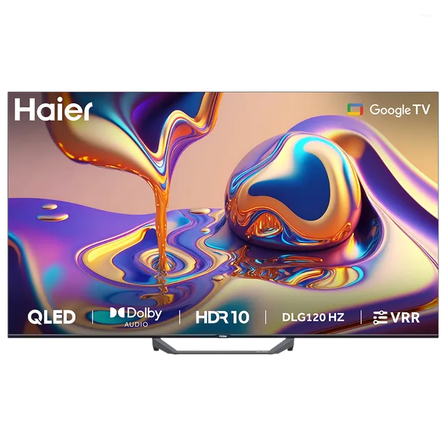 Haier 55 Inch 4K QLED Google TV with DLG 120Hz, HDR10, Dolby Audio & Google Assistant H55S80FUX