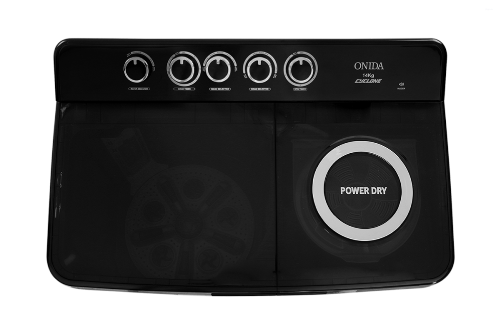 Onida 14 Kg 5 Star Semi-Automatic Top Load Washing Machine with Cyclone Pulsator & Powerful Wash Motor S14CB