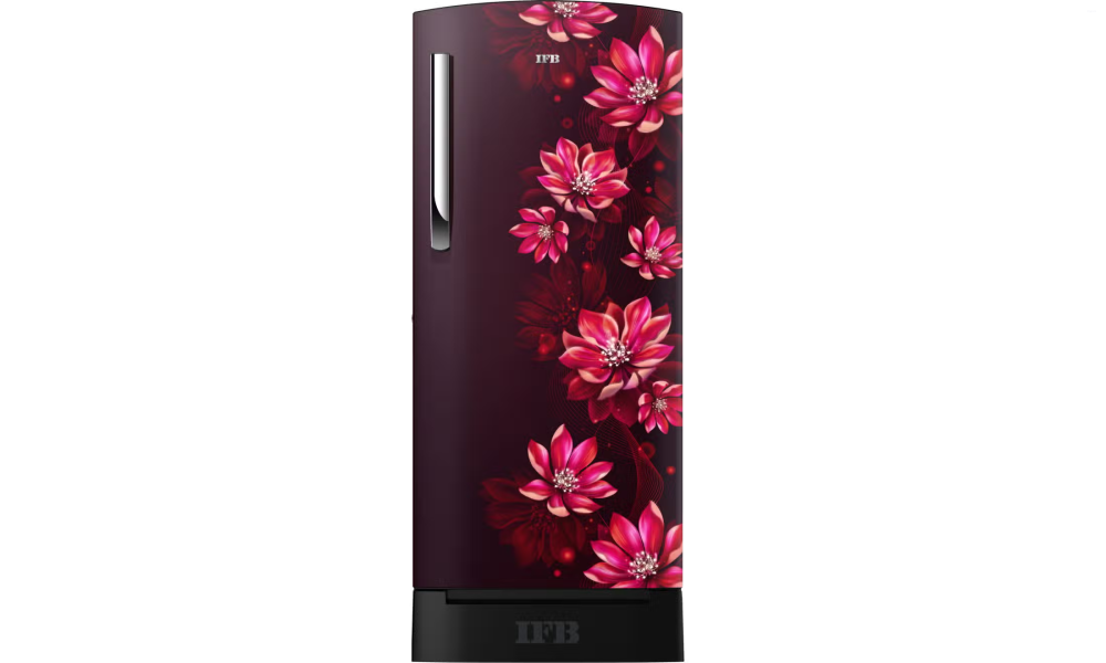 IFB 187 Litres 3 Star Direct Cool Refrigerator with Extra Height (IFBDC-2133FRLD, Lush Blush Red with Black Pedestal)