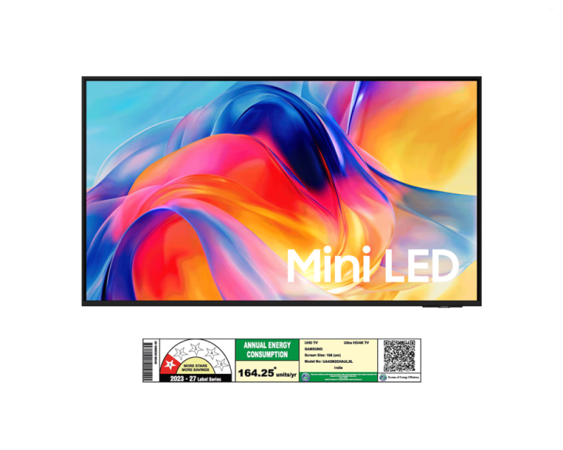 Samsung 43 Inches Mini LED 4K Smart TV with Pure Spectrum Color, Color Booster & 4K Upscaling UA43M2EHAULXL