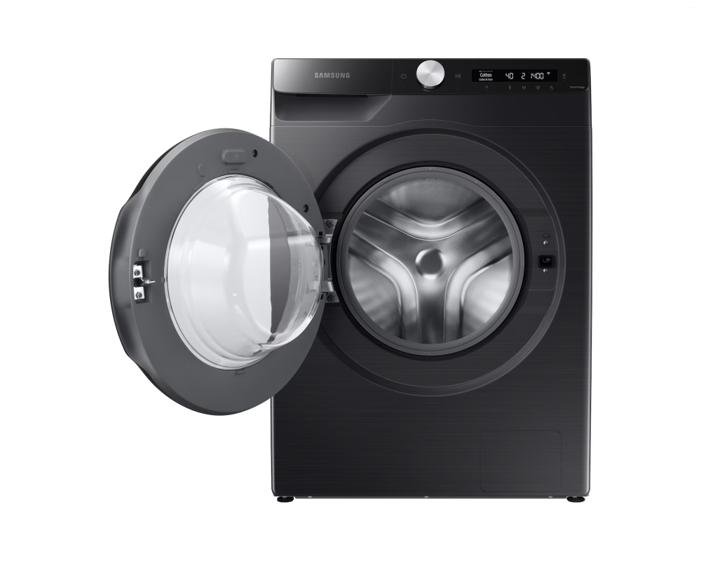 Samsung 8.0 kg AI Ecobubble Front Load Washing Machine with SmartThings & Wi-Fi, Black (WW80T504DAB)