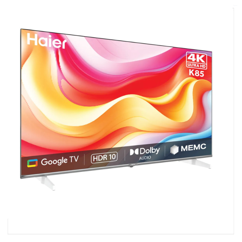 Haier 75 Inch 4K Ultra HD Google TV with HDR10, Dolby Audio, MEMC & Google Assistant H75K85FUX