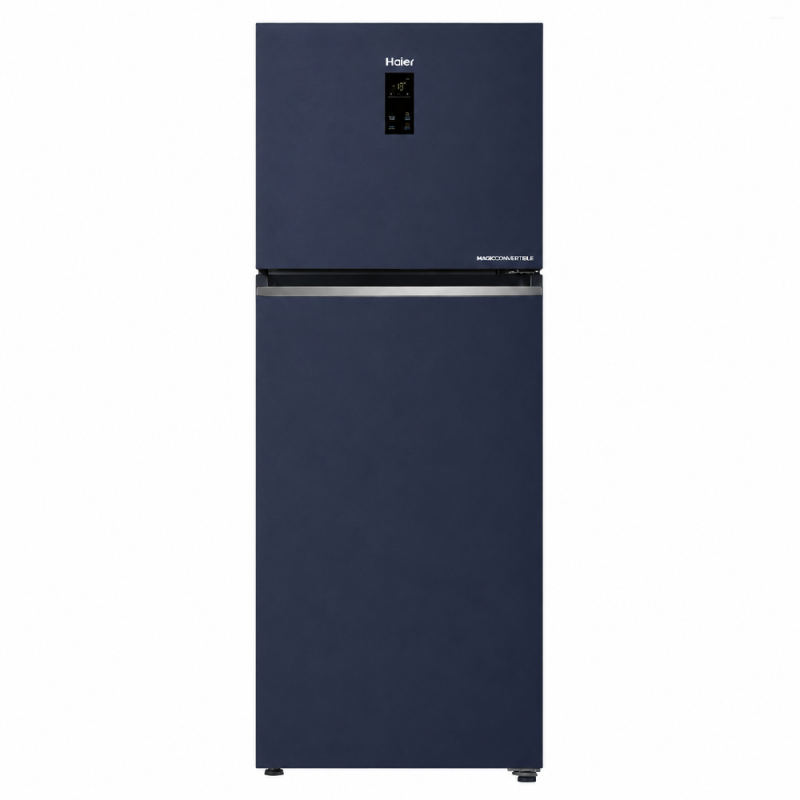 Haier 358 L 2 Star Frost Free Double Door Refrigerator with 10-in-1 Convertible, Inverter Compressor, Magic Cooling & Digital Display HRF-4082BLUSA-P