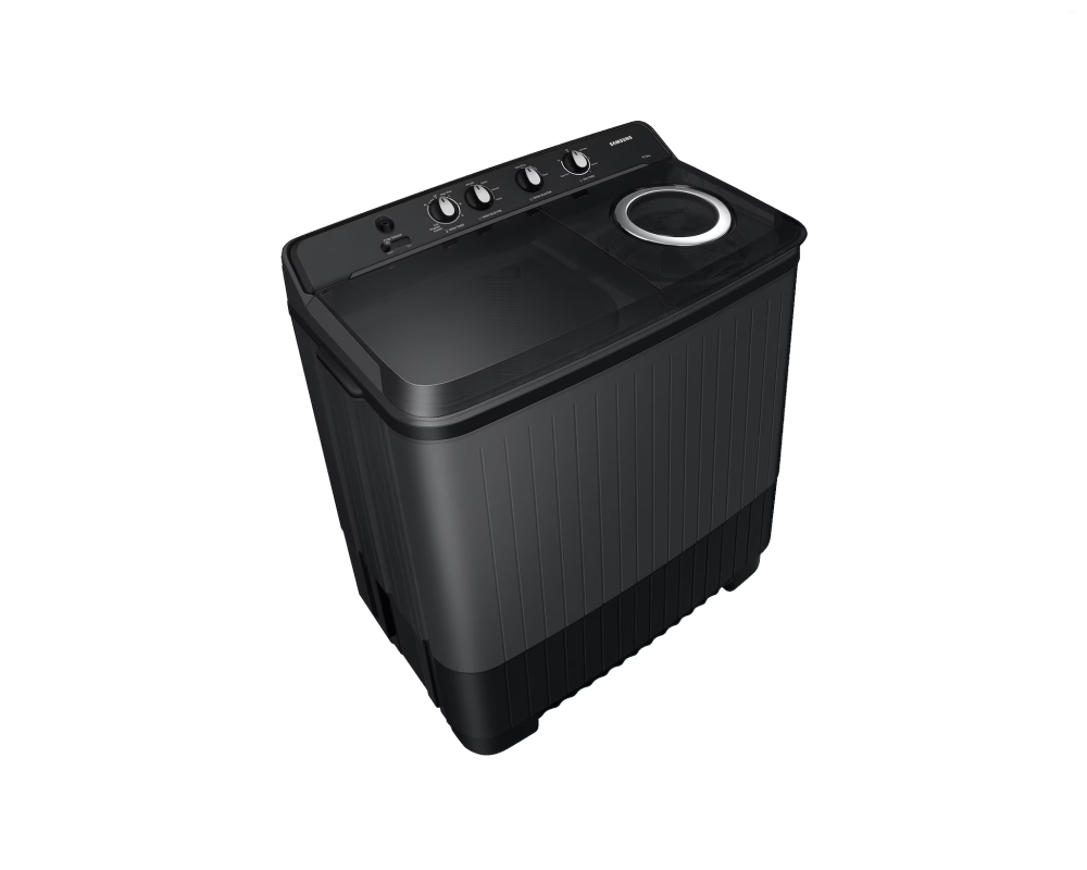 Samsung 11.5 kg Semi Automatic Washing Machine with Hexa Storm Pulsator, Dark Gray with Ebony Black Base (WT11A4260GD)