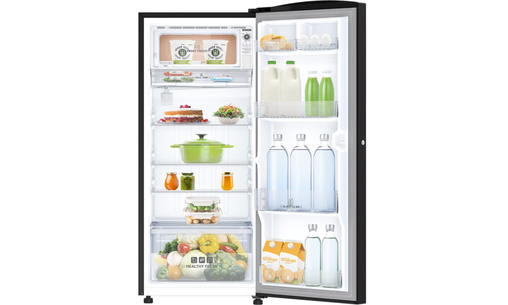 IFB 197 Litres 5 Star Direct Cool Refrigerator with Steel Finish and Inverter Compressor (IFBDC-2235IKS, Metal Black Steel Finish)