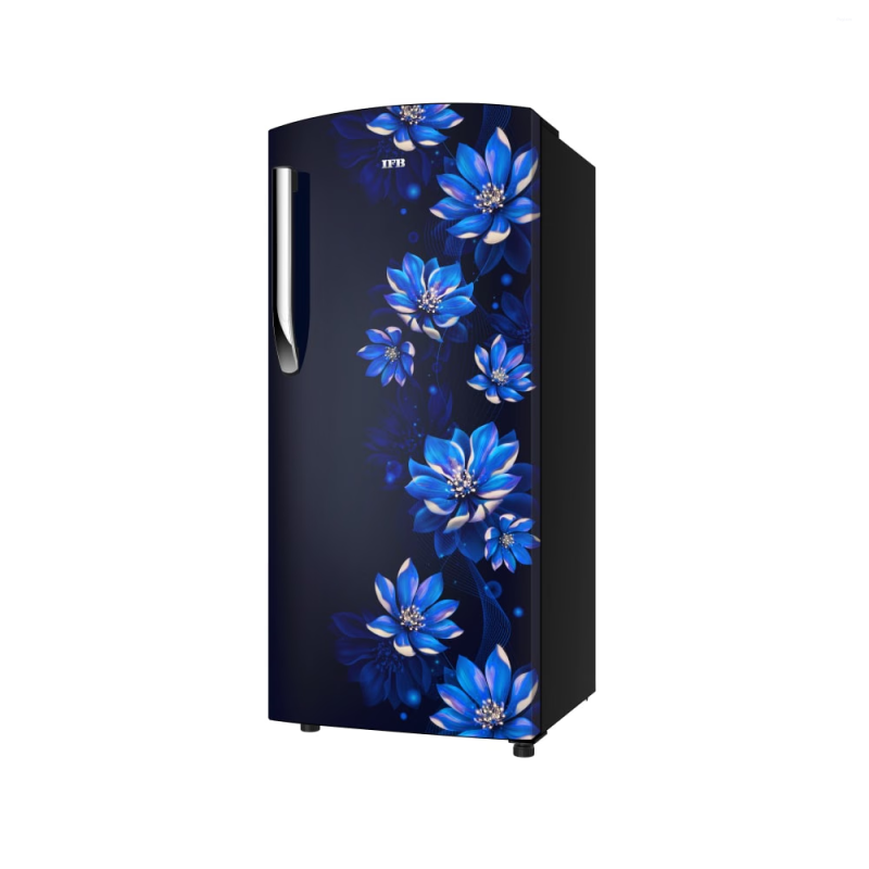 IFB 187 Litres 2 Star Direct Cool Refrigerator with Flower Pattern (IFBDC-213BFBL, Lush Blush Blue)