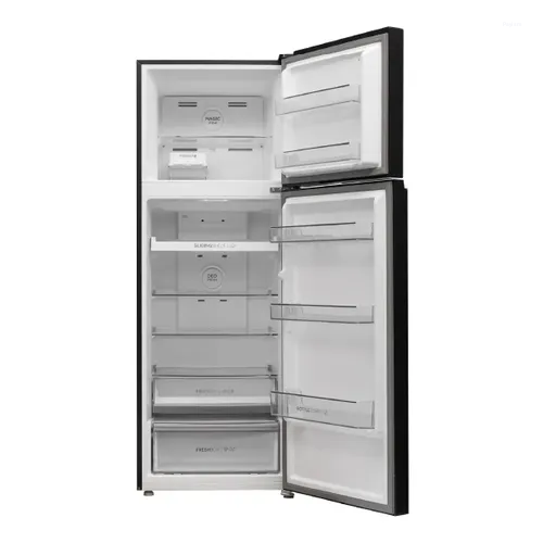 Haier 328 L 2 Star Frost Free Double Door Refrigerator with 10-in-1 Convertible, Inverter Compressor, Magic Cooling & 1 Hour Icing HRF-3782PLKGA-P