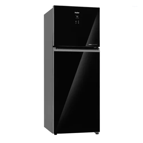 Haier 358 L 2 Star Frost Free Double Door Refrigerator with 10-in-1 Convertible, Inverter Compressor, Magic Cooling & Digital Display HRF-4082PLKGA-P