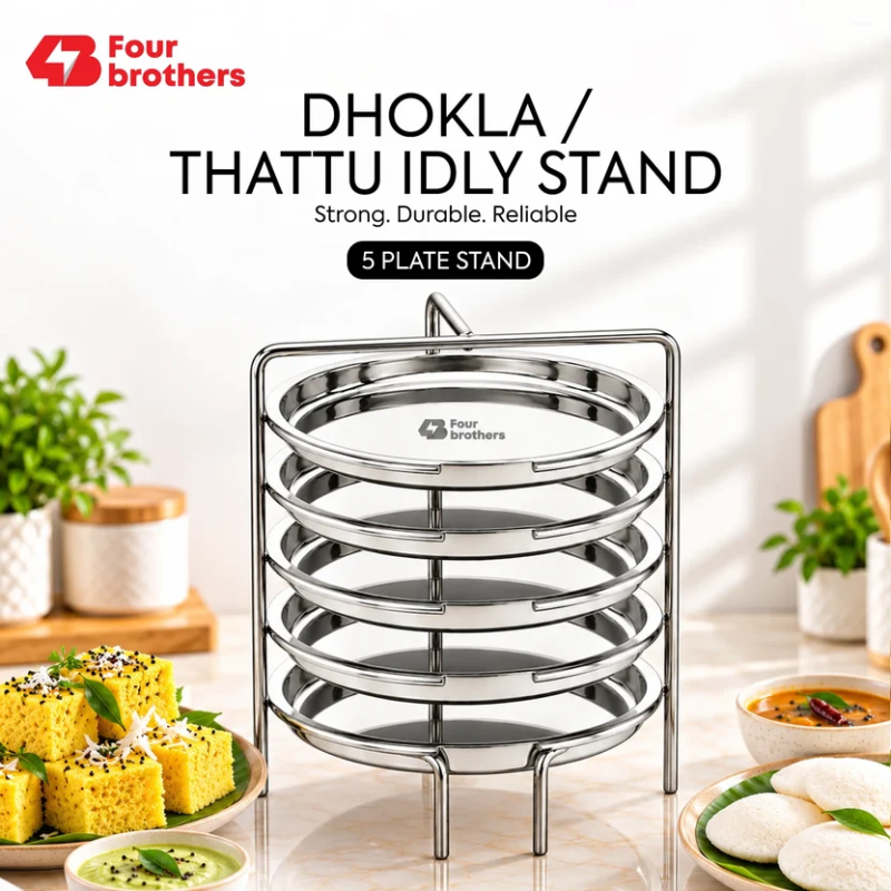 Four Brothers Dhokla Stand 5 Plates 4BDS-5