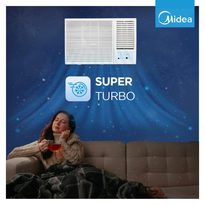 Midea 1.5 Ton 3 Star Fixed Speed Window AC – MARVEL CLS (MAW18MR3R36F0)