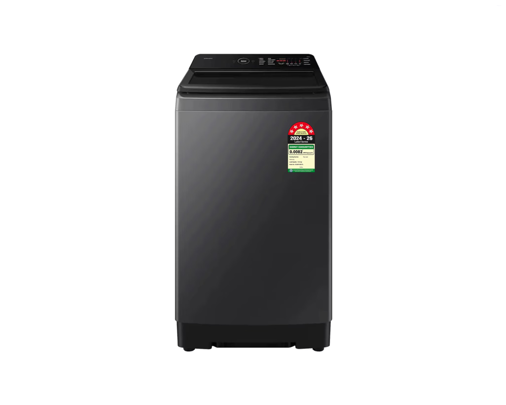 Samsung 10.0 kg Top Load Washing Machine with AI Wash & EcoBubble, Deep Charcoal (WA80F10E2C)
