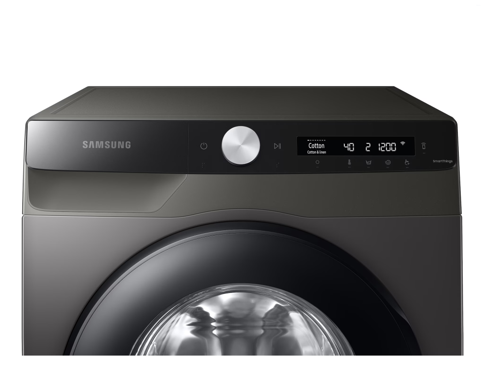 Samsung 8.0 kg AI Ecobubble Front Load Washing Machine with SmartThings & Wi-Fi, Dark Gray (WW80T504DAX)