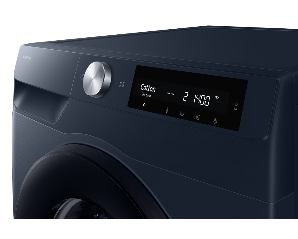 Samsung 9.0 kg Front Load Washing Machine with AI Control & SuperSpeed, Navy (WW90DG6U24AS)