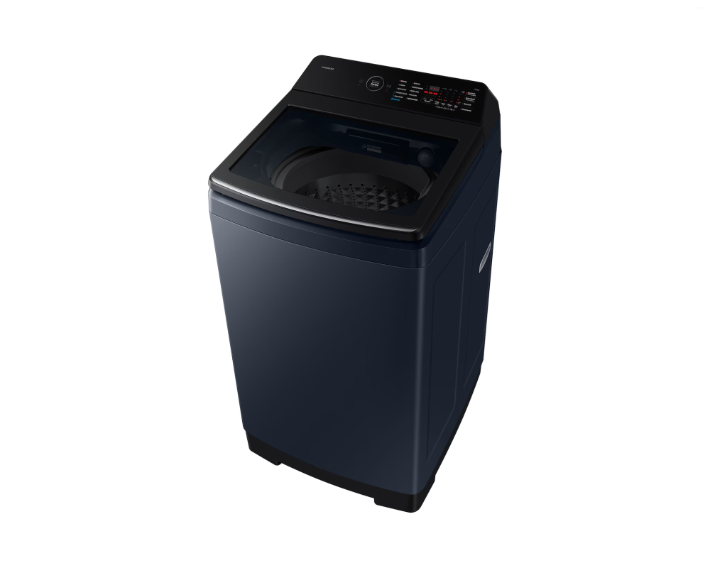 Samsung 10.0 kg Top Load Washing Machine with AI Wash & Heater, Brushed Navy (WA80F10B3N)
