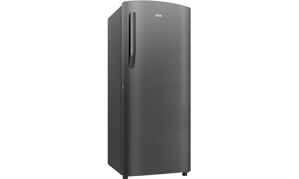 IFB 206 Litres 4 Star Direct Cool Refrigerator with Steel Finish and Inverter Compressor (IFBDC-2324IKS, Metal Black Steel Finish)