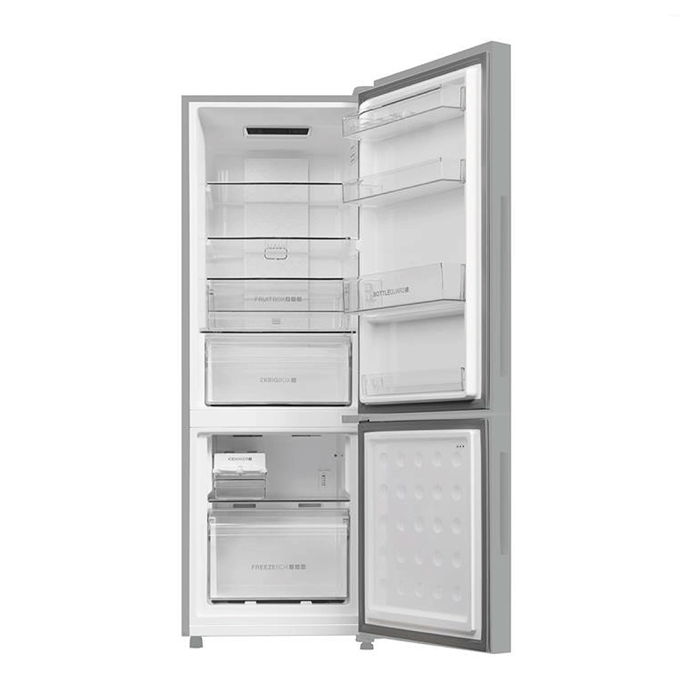 Haier 265 L 2 Star Frost Free Bottom Mount Convertible Refrigerator with 8-in-1 Convertible, Inverter Compressor & Turbo Icing HRB-3152IBNSA-P