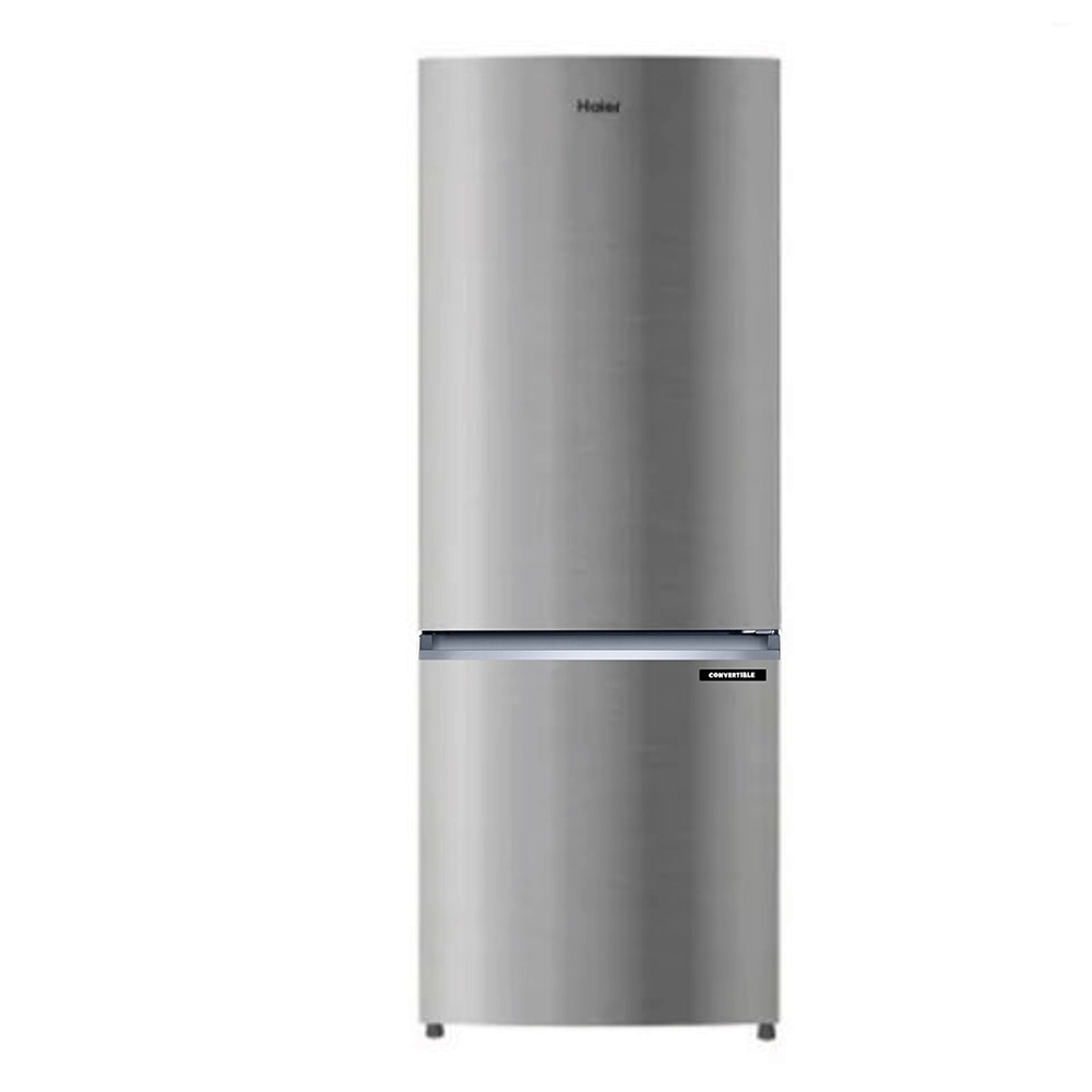 Haier 265 L 2 Star Frost Free Bottom Mount Convertible Refrigerator with 8-in-1 Convertible, Inverter Compressor & Turbo Icing HRB-3152IBNSA-P