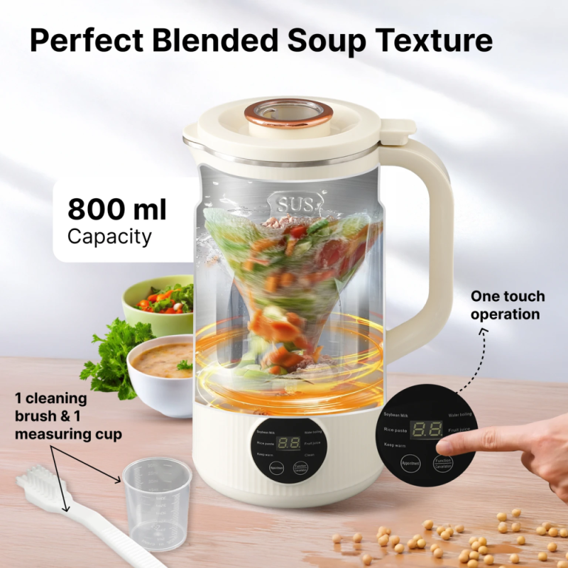 Wonderchef Neo Soup Maker 1.0L Red Soup Maker