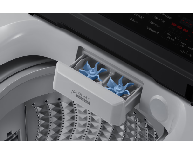 Samsung 10.0 kg Top Load Washing Machine with AI Wash & EcoBubble, Lavender Gray (WA80F10E2L)